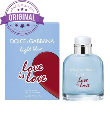 Оригинал Dolce & Gabbana Light Blue Pour Homme Love Is Love
